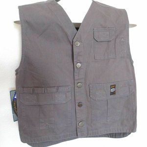 Vintage PB&Co Boy's Button Down Vest 100% Cotton Size:L Fits Average Boys Sizes